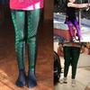 Mermaid Scale Print Summer Autumn Children Kid Baby Girls Leggings Skinny Long Pencil Pants Girl Clothes 2-11Years