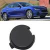 Black Front Bumper Tow Hook Cover Modern Car Design Easy Storage Transport Sleek Black Finish For Car Front Design Upgrade