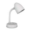 EDM Lampe De Bureau Amsterdam E27 60 W Flexo/Lampe De Bureau Métal Blanc (13 X 34 Cm) - 8425998302578
