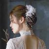 Lace Bride Hair Band Wedding Hair Accessories Yarn Flower Bride Headband Hair Ornaments Women Headband