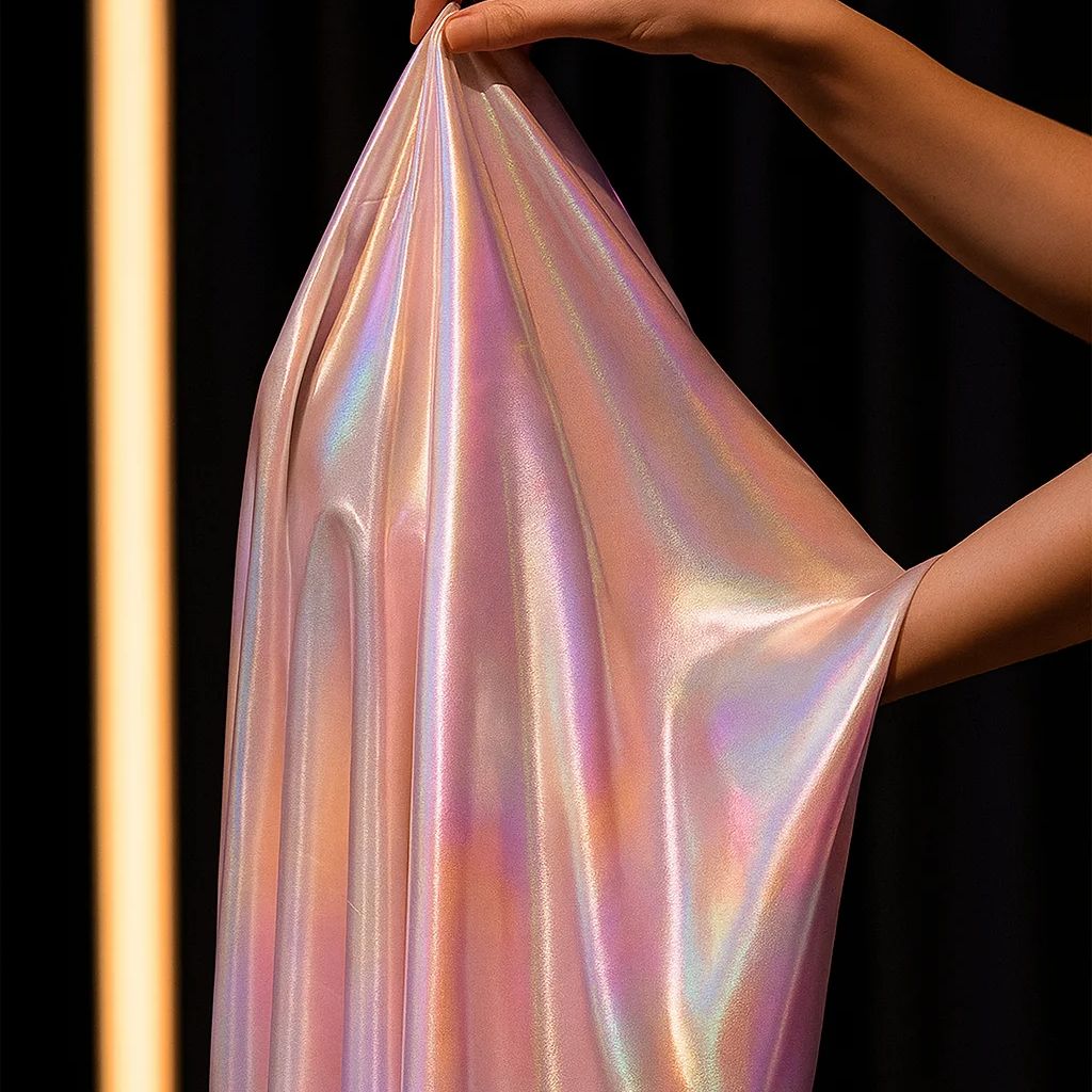 45/90*145cm DIY Sew Accessories Glitter Spandex Stretch Fabrics Colored Elastic Sewing Cloth Dresses Cosplay Decoration Fabric