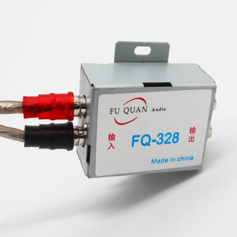 Автомобильный аудиофильтр 12 В, шумоподавитель, сабвуфер, фильтр для устранения помех, шумоподавитель