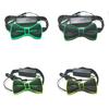 LED Bow Tie Glow In The Dark Adjustable Button Various Light Modes for Parties Weddings Halloween Cosplay