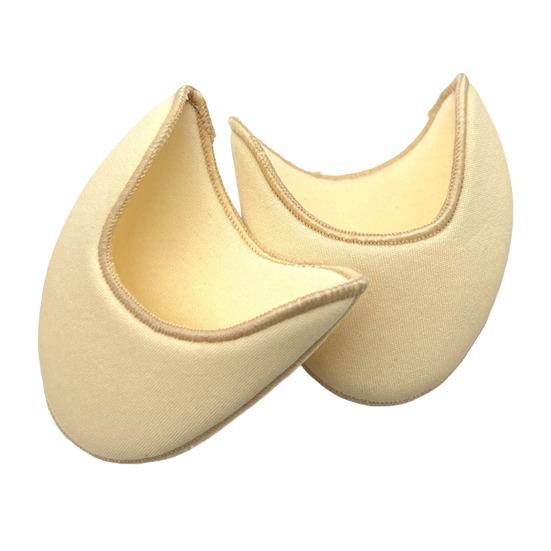 1 Pair Sponge Insert Pads for Ballet Shoes Forefoot Pressure Relief Reusable Washable Toe Protector for Ballet Dance Performance And Daily Wear