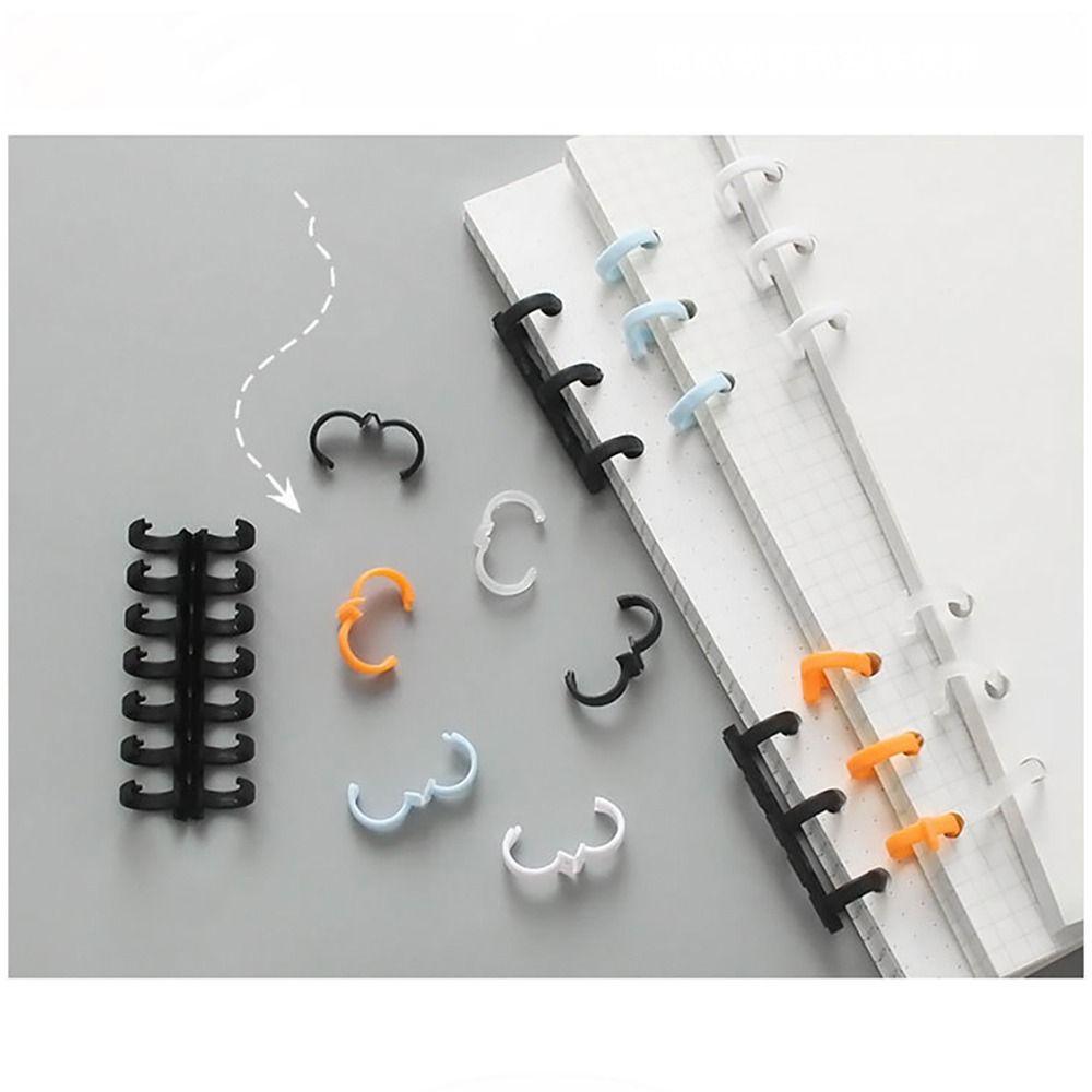 10 шт., 12 мм, 30 отверстий, отрывные кольца, переплетные полоски, книжные круги, альбом для скрапбукинга, блокнот, декумент