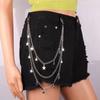 Tassel Love Heart Waist Chain Zinc Zinc Zinc Alloy Pants Chain Cool Tassel Jeans Chain  Female