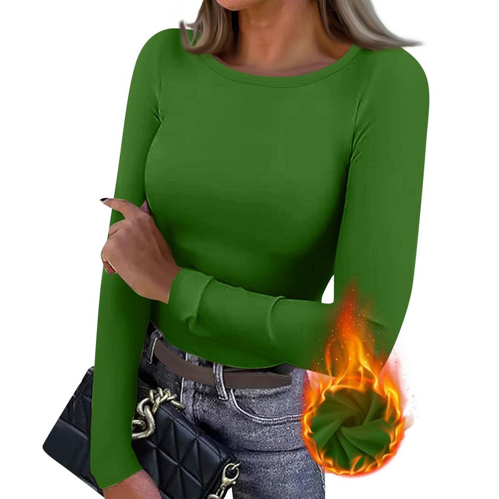 Женская приталенная футболка Модная повседневная однотонная с V-образным вырезом пуловер с длинным рукавом топ