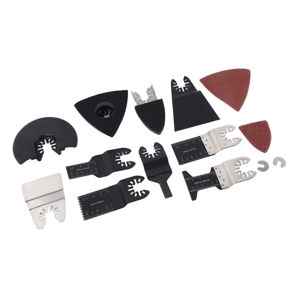 98 шт. Осциллирующие пильные полотна из высокоуглеродистой стали, простая установка, универсальный многофункциональный инструмент с быстрым снятием