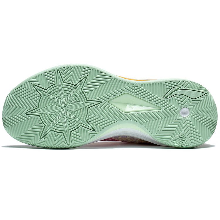 LiNing Blade 3 V2 Hu Green Radish Non-Slip Wear-Resistant Shock Absorption Low-Top Basketball Shoes Limited Edition Men Basketball Shoes ABAT073-1