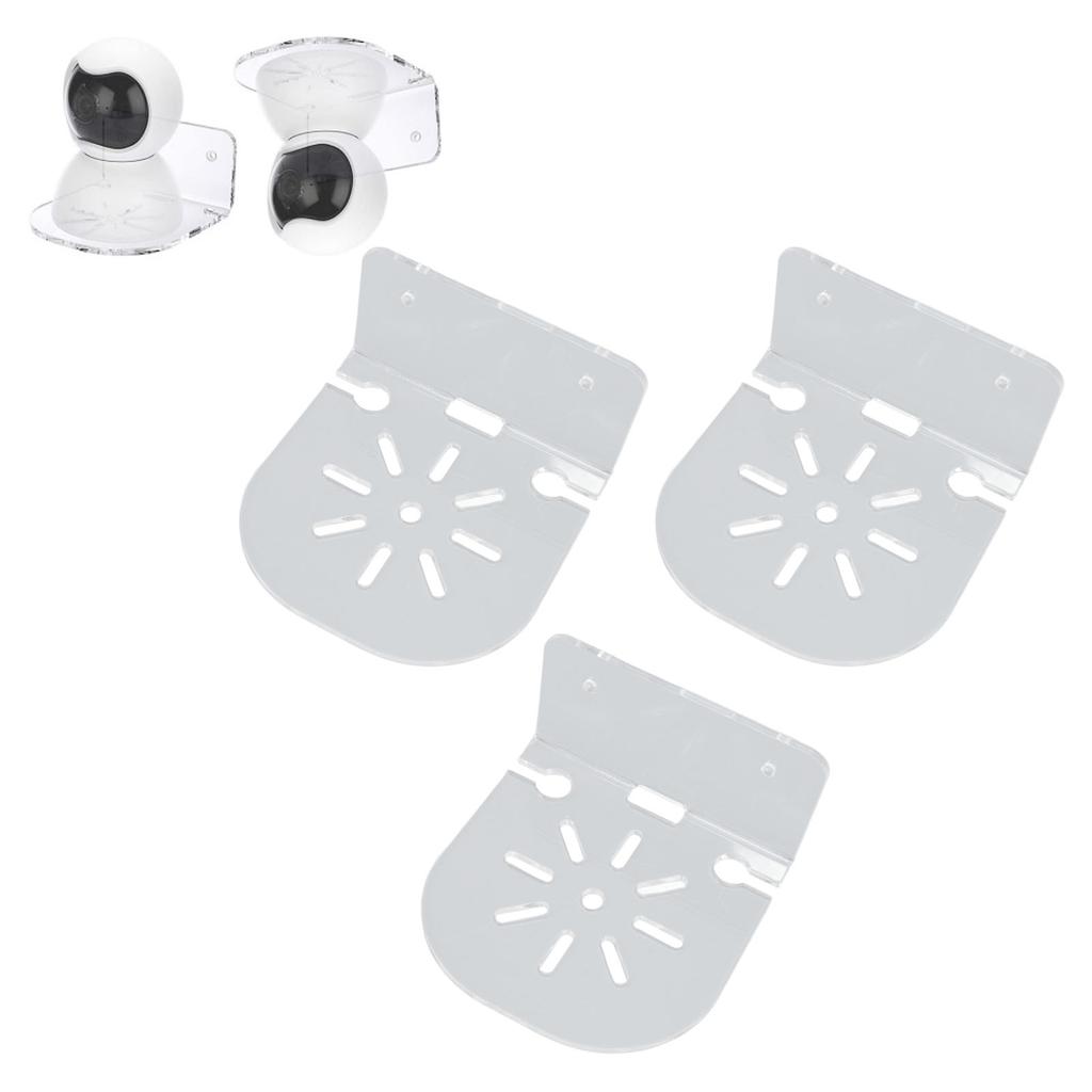 Акриловая маленькая плавающая полка прозрачный настенный держатель для динамиков камеры видеонаблюдения Baby Monit