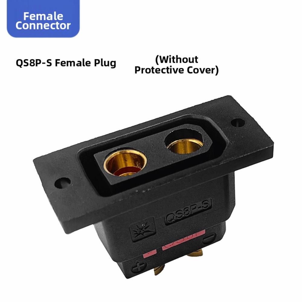 Anti Spark QS8-S Connector Gold Plated RC Accessories New QS8P-S Battery Plug  for RC Model Car