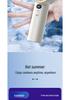Portable High-Speed Mini Fan with Digital Display - Long-Lasting, Foldable, and Cooling