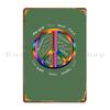 Peace In The World In 27 Languages Metal Sign Poster Garage Club Cave Print Bar Plaques Tin Sign Poster