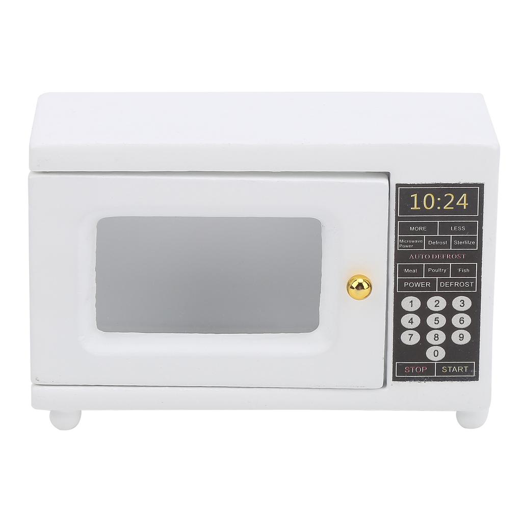 1:12 Dollhouse Microwave Oven Mini Kitchen Appliance Doll House Accessories Room Small Decoration