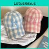 Cotton Baseball Cap With Bowknot Embroidery For Spring Summer Sun Protection