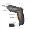 Rechargeable Mini Electric Screwdriver Set with Lithium Battery - Compact Household Drill and Power Tools for Screws