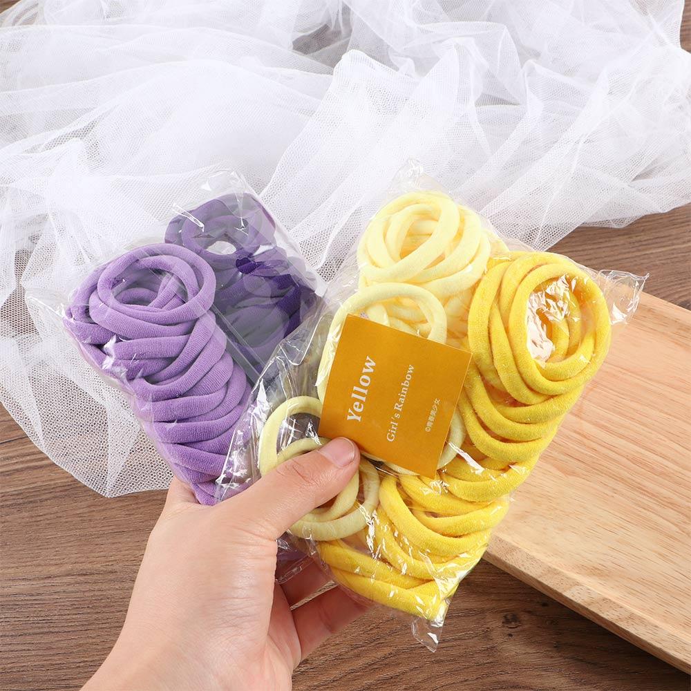 Кольцо Конфетного Цвета Корейский Стиль Веревка для Волос Эластичная Резинка Женский Держатель для Хвоста Аксессуары для Волос