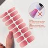 Полностью покрывающие градиентные наклейки для ногтей - Самоклеящиеся накладные наклейки для ногтей, Не требуется лампа, Легкое нанесение скольжением