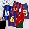 Модный номер на футболке Для Xiaomi Mi 15 14 13 13T 12 12T 12S 11 11i 11T Pro Ultra Lite 5G Черный Мягкий Чехол для Телефона