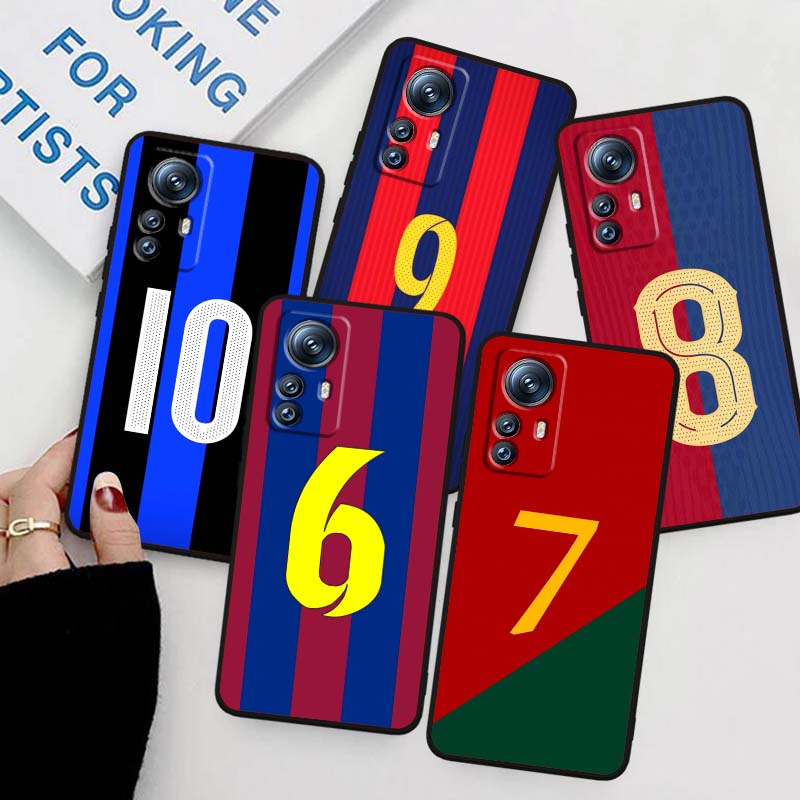 Модный номер на футболке Для Xiaomi Mi 15 14 13 13T 12 12T 12S 11 11i 11T Pro Ultra Lite 5G Черный Мягкий Чехол для Телефона