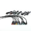 M8 2 3 4 5 6 Pin Splitter 1 Male To Female Male Plug Cable Connector Waterproof Julet 9mm Sensor E-bike Electric Bicycle Wire