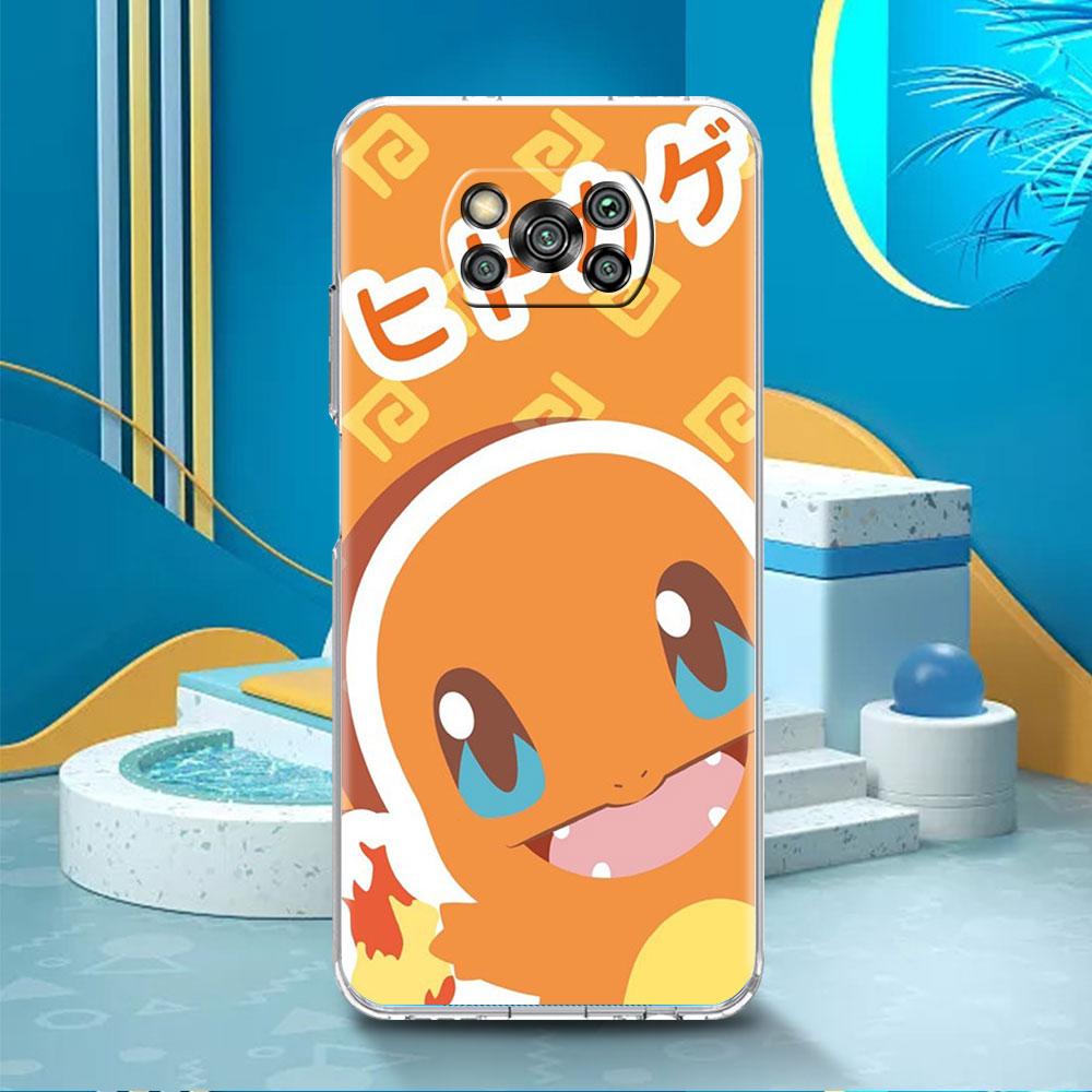 Cute Pokemon EEvee Clear Case For Xiaomi Mi Poco X3 NFC F3 11T Pro 11 Lite 5G NE 12 M3 Note 10 10T 9T Silicone Phone Cover Funda
