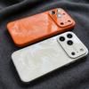 Роскошный чехол для телефона с узором «Перо Авроры» для iPhone 17 16 15 14 Pro Max, большое окно, защита камеры, жесткая акриловая задняя крышка