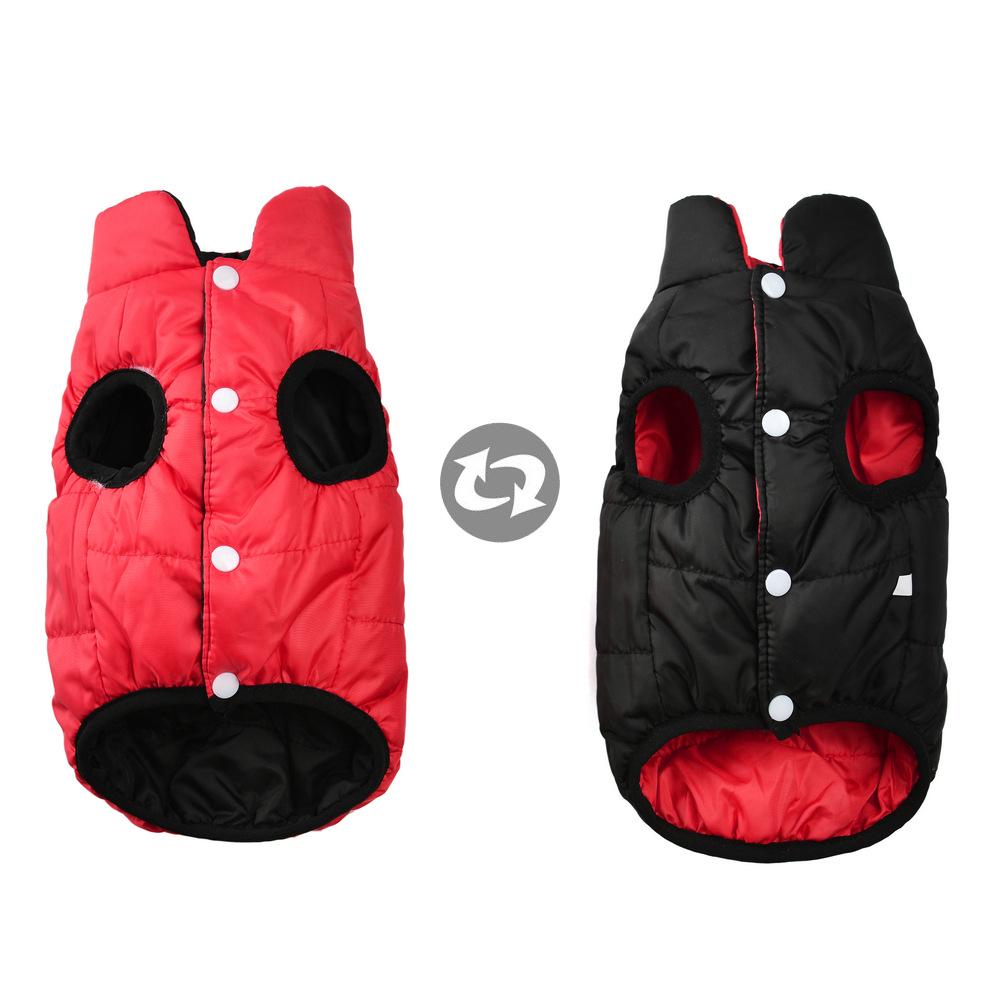 Reversible Camouflage Vest for Pomeranian & Bichon: Small Dog Winter Coat