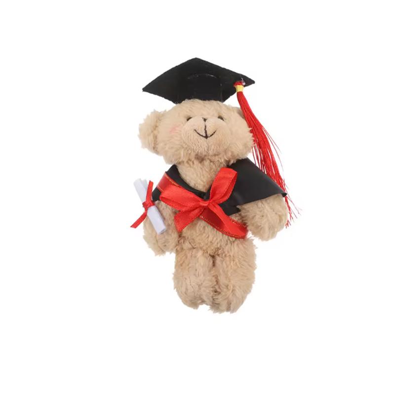 1 шт. Выпускной букет аксессуары товары для рукоделия плюшевый мишка мягкий докторский медведь DIY цветок выпускной докторский плюшевые мишки 13x8 см