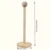 2PCS Wooden Hair Rope Storage Holder Multi-purpose Jewelry Bracelet Organizer Display Rack Desktop Hair Tie Elastic Bands Shelf