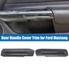 1 Pair Interior Door Handle Cover Trim For Ford Mustang 2015-2023