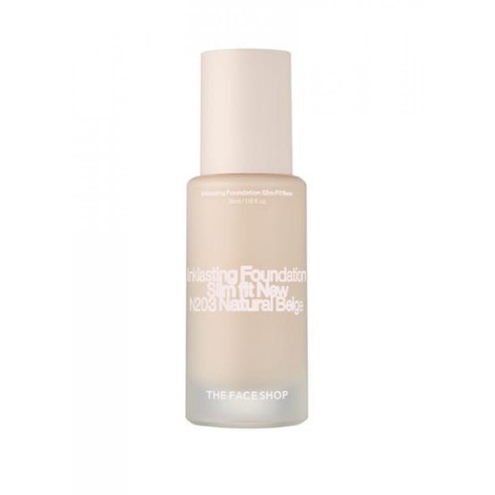 The Face Shop [hyerim Sampick  New] The Face Shop Ink Lasting Foundation Slim Fit New 35ml V201  15ml 