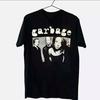 Хлопковая футболка унисекс с принтом концерта Garbage Band Футболка унисекс с логотипом группы Футболка унисекс