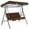 Garden Swing Canopy Top Cover Waterproof Outdoor Swing Chair Hammock Canopy Roof Canopy Replacement Swing Chair Awning