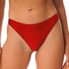 Womens Glossy Low Rise Briefs Solid Color Elastic Waistband Panties Underwear Swimwear