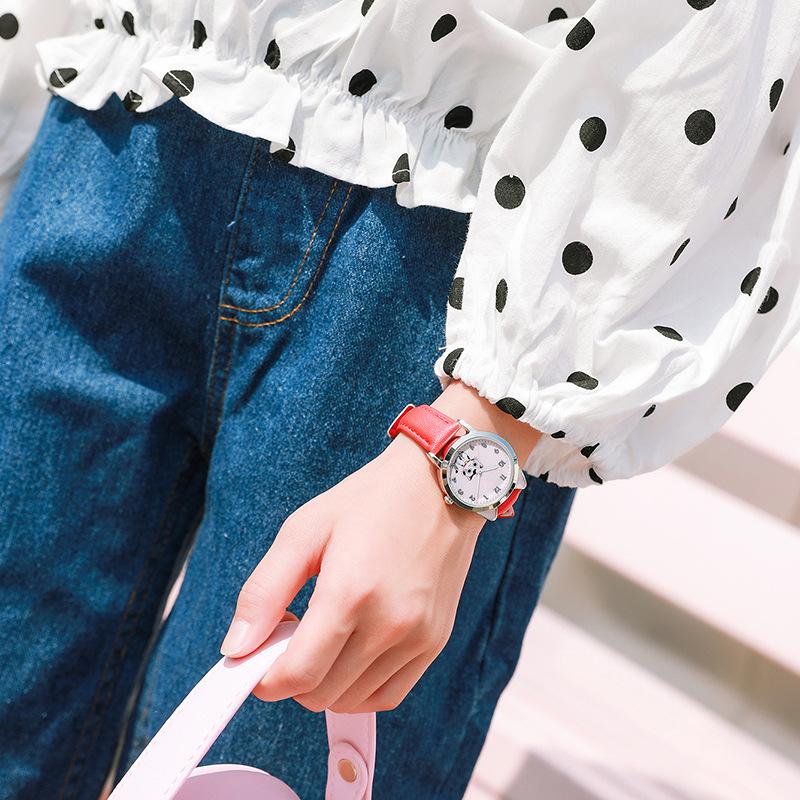 BK44 Модные детские кварцевые часы с указателем для девочек, водонепроницаемые, с ночной подсветкой, для девочек 5-15 лет, часы для учениц начальной школы