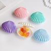 5pcs Shell Candy Gift Boxes Plastic Snack Cookie Jewelry Storage Box Kids Mermaid Birthday Party Favors Decor Wedding Supplies