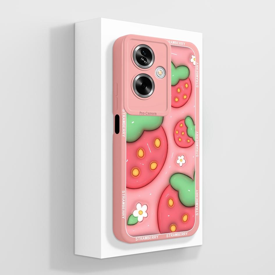 Для OPPO A79 A77 A77s A78 A83 A91 A92 A93 A93s A94 A95 A96 4G 5G чехлы для телефонов прекрасный рисунок панды котенка жидкий силиконовый противоскользящий чехол для OPPO Capa