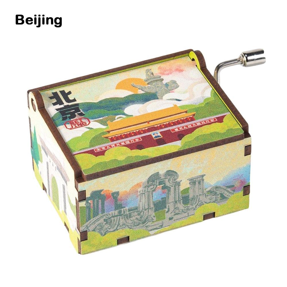 Настольное украшение Ручной завод Шкатулка Розовая Музыкальная шкатулка Украшение Музыкальная шкатулка Подарок на День святого Валентина