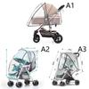 Universal Baby Car Weather Wind Sun Shield Transparent Breathable Rain Cover