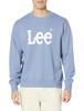 Синий свитшот с логотипом Lee,