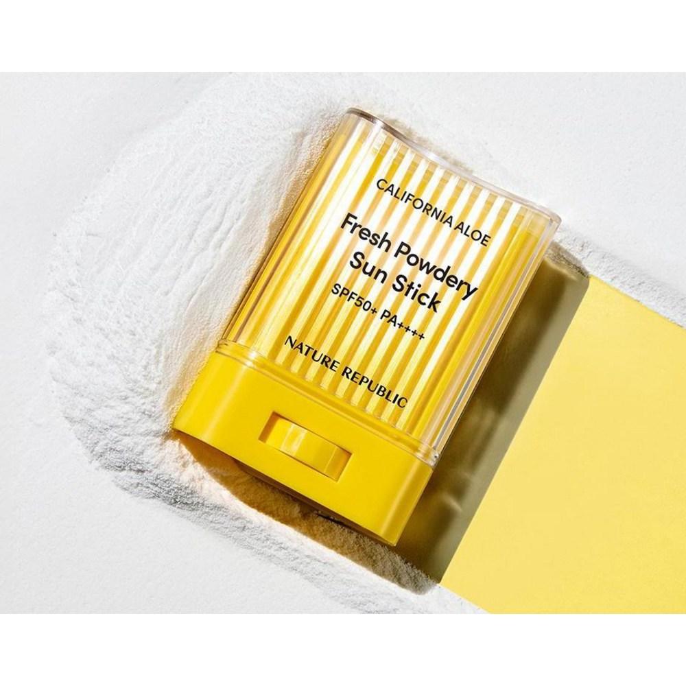 Nature Republic Солнцезащитный стик California Aloe Fresh Powdery Sun Stick SPF50 + PA ++++