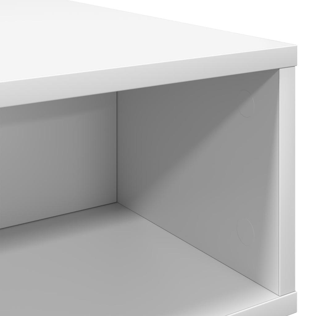 White Coffee Table 80 x 46 x 35 cm Engineered Wood