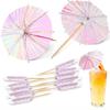 10Pcs Toothpicks Cocktail Parasols Umbrellas Drinks Picks Party Decor Sticks