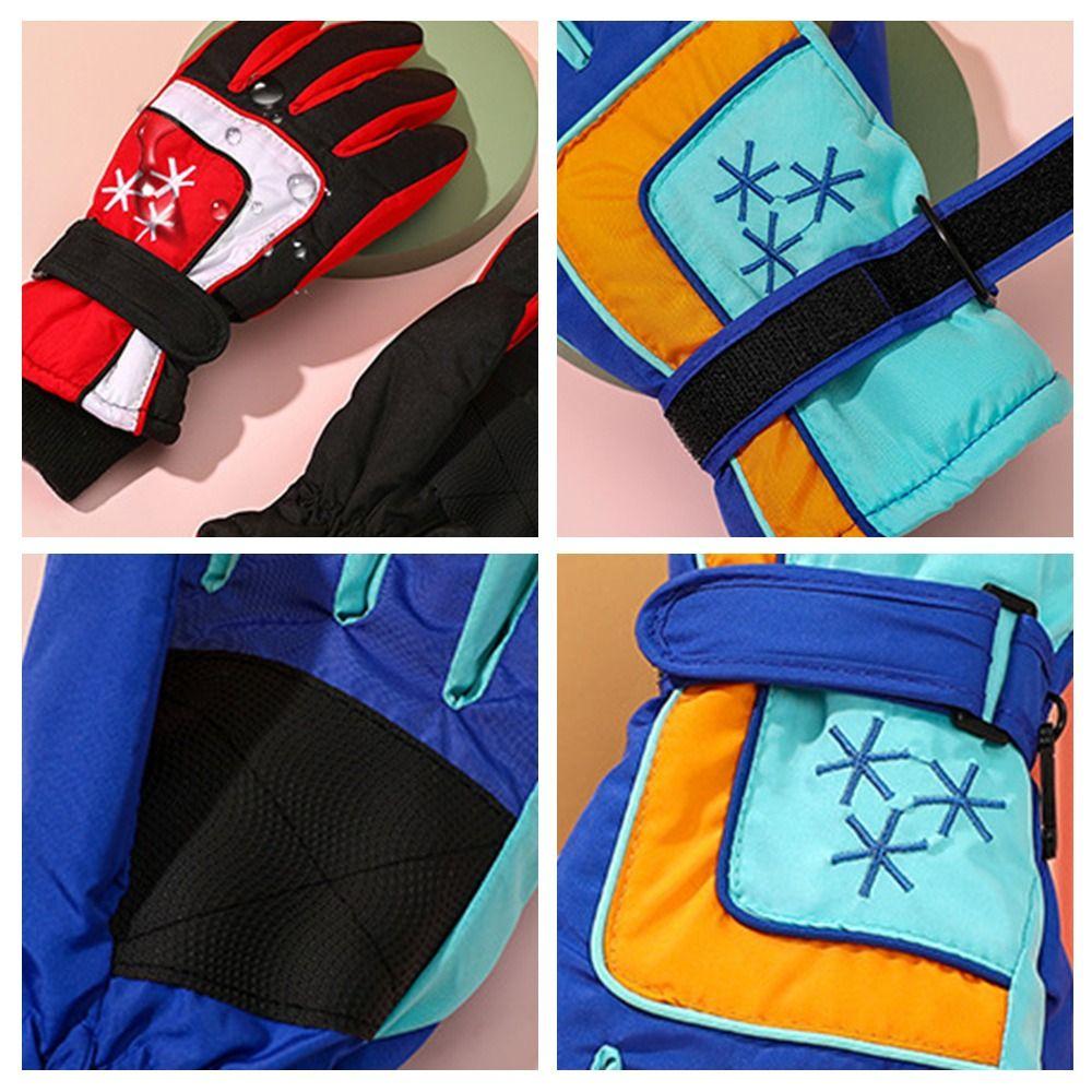 Waterproof Snow Gloves Warm Kids Winter Mittens Cute Children Ski Gloves Children Kids