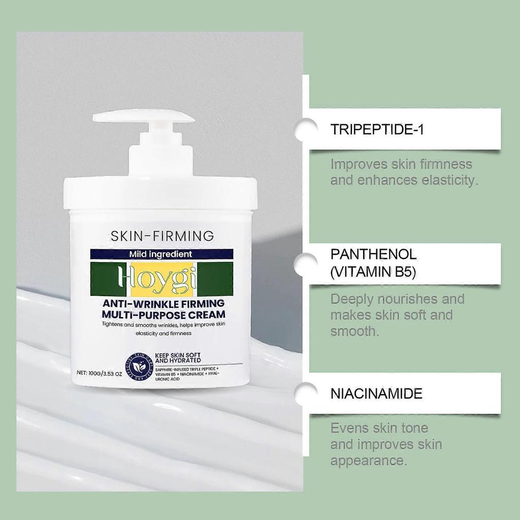 Anti-Wrinkle Firming Multi-Purpose Cream, Advanced Skin Tightening Rejuvenating Cream, Tightens and Smoothes Wrinkles