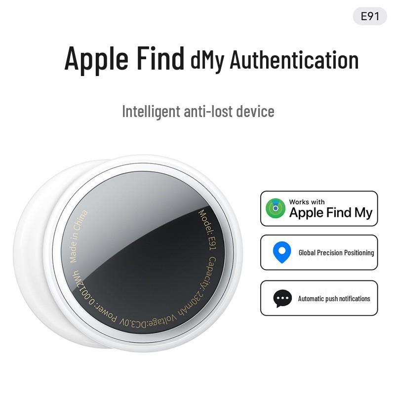 E91 Airtag Pet Anti-Lost Global Positioning Keychain for Apple Devices