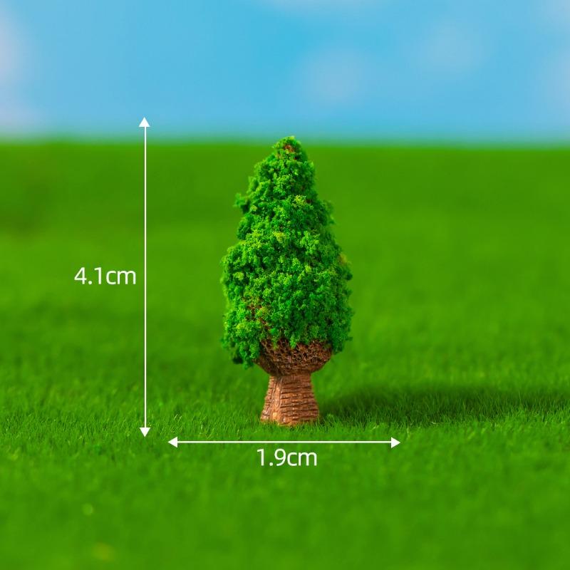 Micro-landscape Simulation of Green Trees Flowers Moss Horticultural Ecology Bottle-making, Scene Decorations Accessories, and Small Ornaments