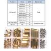 M2 M2.5 M3 M4 Hex Brass Standoff PCB Motherboard Spacer with Stainless Steel Cross Round Head Screw and Nut For PCB Assortment