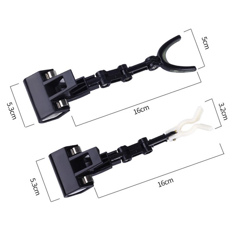 Fishing Bracket Bridge Raft Fishing Rod Rack Non-Slip Luminous Reinforced Pole Bracket Rear Hanging Fishing Supplies Accessory